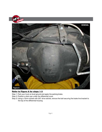 aFe Street Series D&S Rear Diff Cover | Ford F-350/450 (17) (46-70380)