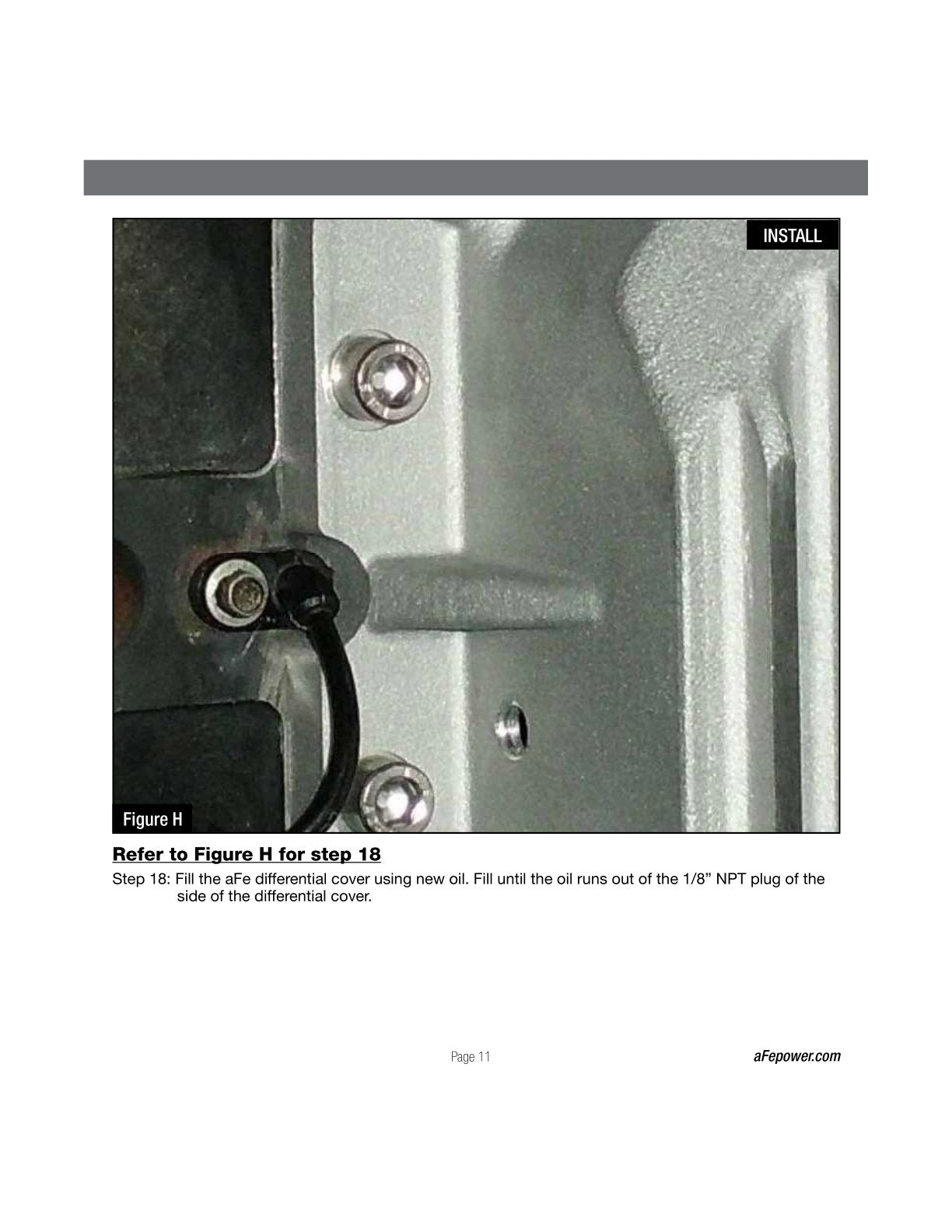 aFe Street Series D&S Rear Diff Cover | Ford F-350/450 (17) (46-70380)