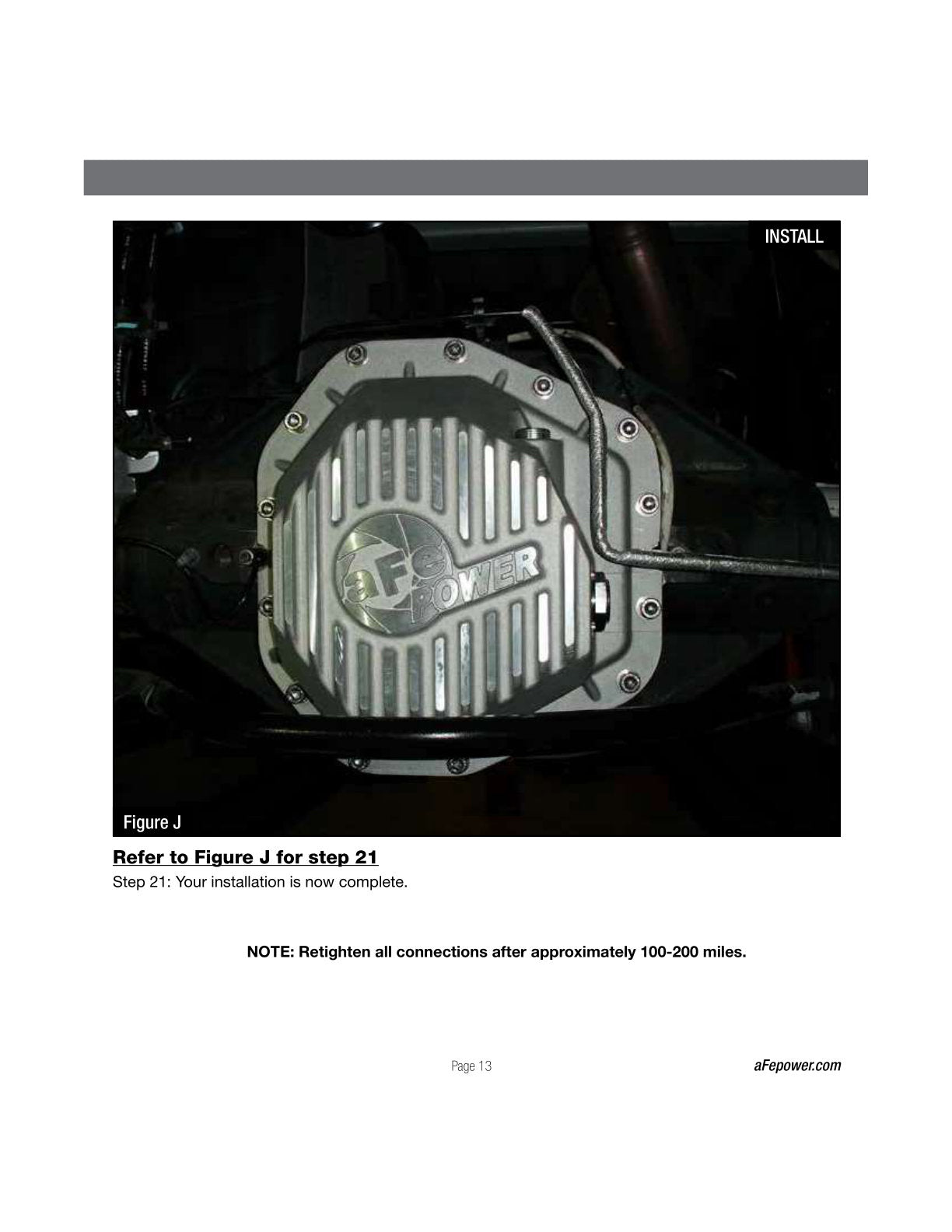 aFe Street Series D&S Rear Diff Cover | Ford F-350/450 (17) (46-70380)