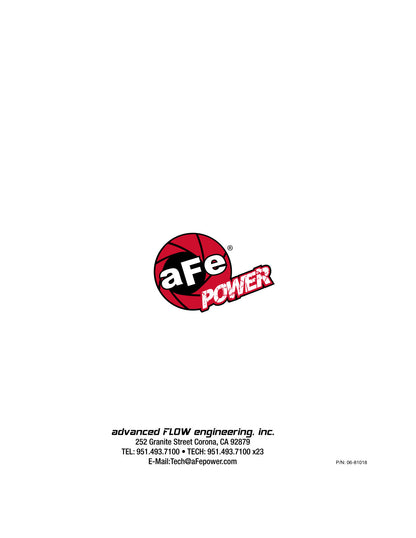 aFe Street Series D&S Rear Diff Cover | Ford F-350/450 (17) (46-70380)