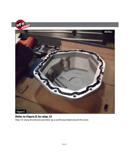 aFe Pro Series Rear Diff Cover | Ford F-350/450 17+ 6.7L (46-70382)