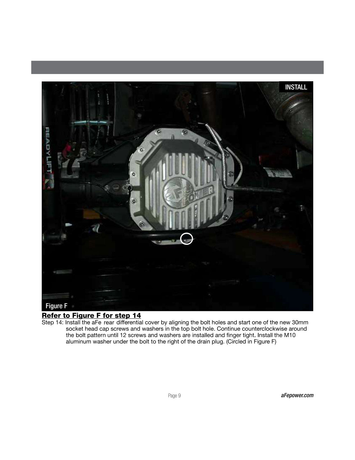 aFe Pro Series Rear Diff Cover | Ford F-350/450 17+ 6.7L (46-70382)