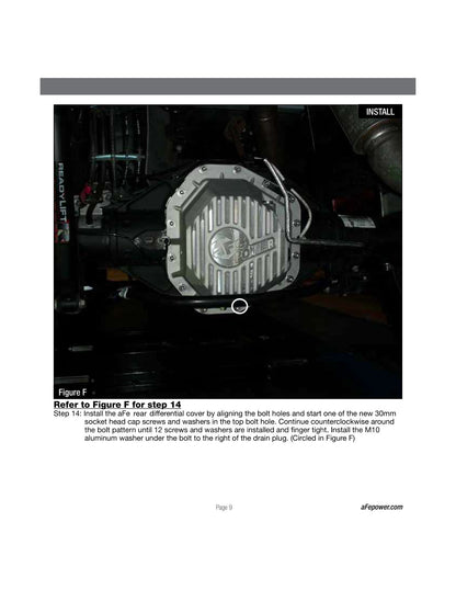 aFe Pro Series Rear Diff Cover | Ford F-350/450 17+ 6.7L (46-70382)
