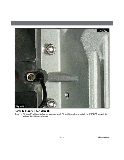 aFe Pro Series Rear Diff Cover | Ford F-350/450 17+ 6.7L (46-70382)