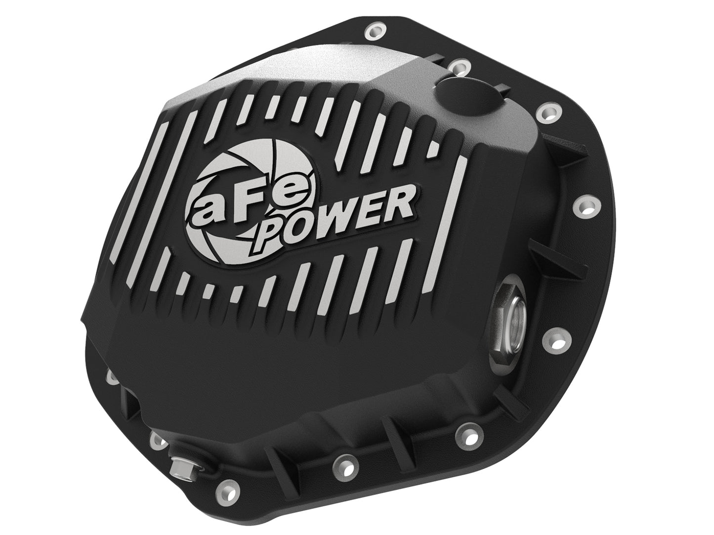 aFe Pro Series Rear Diff Cover w/ Machined Fins Black | Dodge 2500/3500 (14-18) (46-70392)