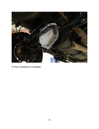 aFe Pro Series Rear Diff Cover w/ Machined Fins Black | Dodge 2500/3500 (14-18) (46-70392)