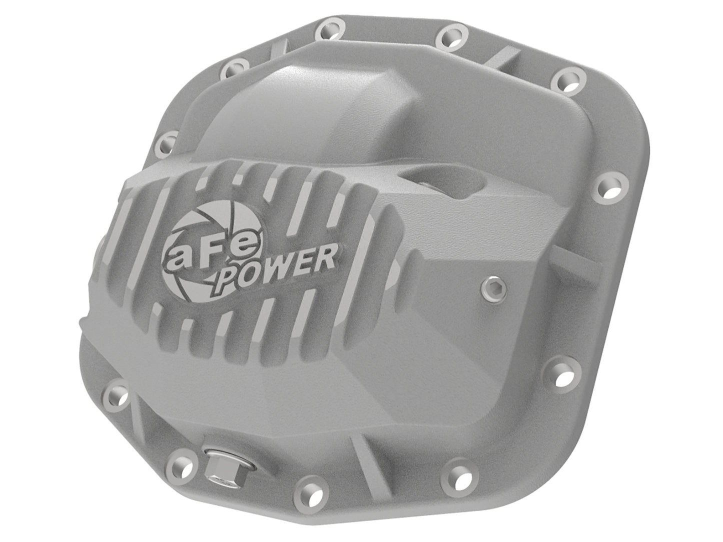 aFe Street Series Raw Front Diff Cover | Jeep JL V6 3.6L (18+) (46-71010A)