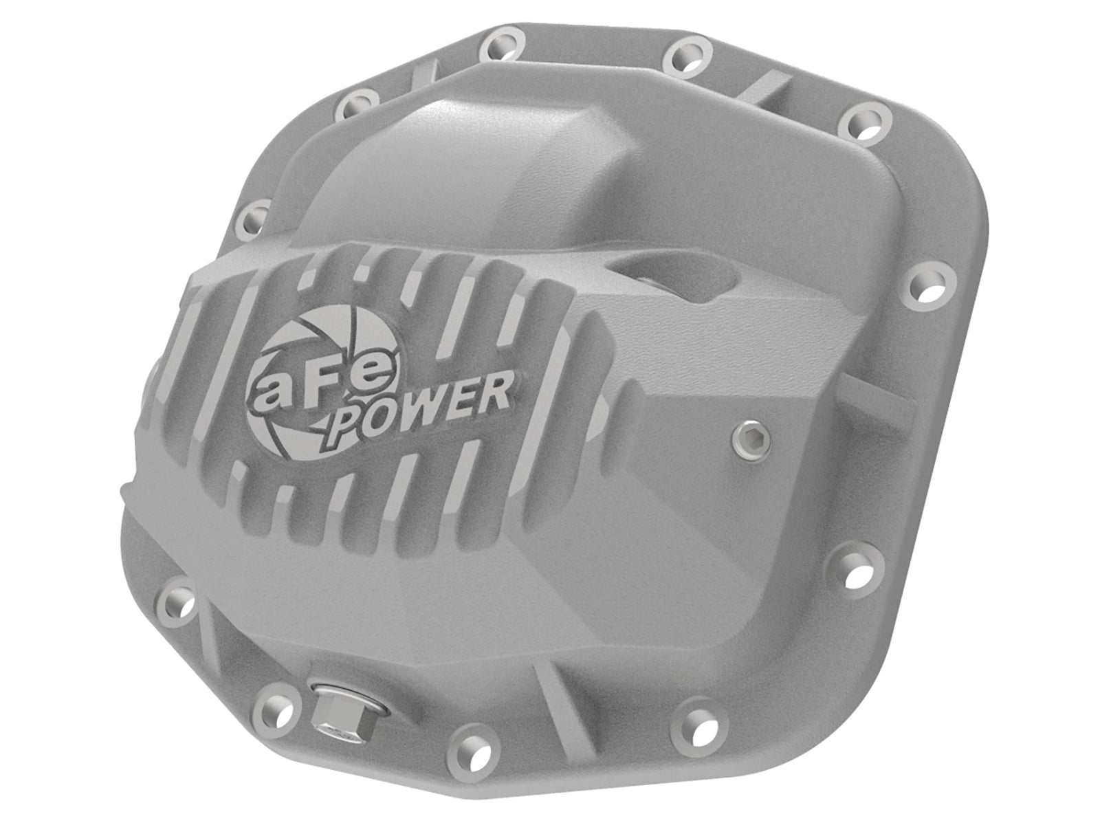aFe Street Series Raw Front Diff Cover | Jeep JL V6 3.6L (18+) (46-71010A)