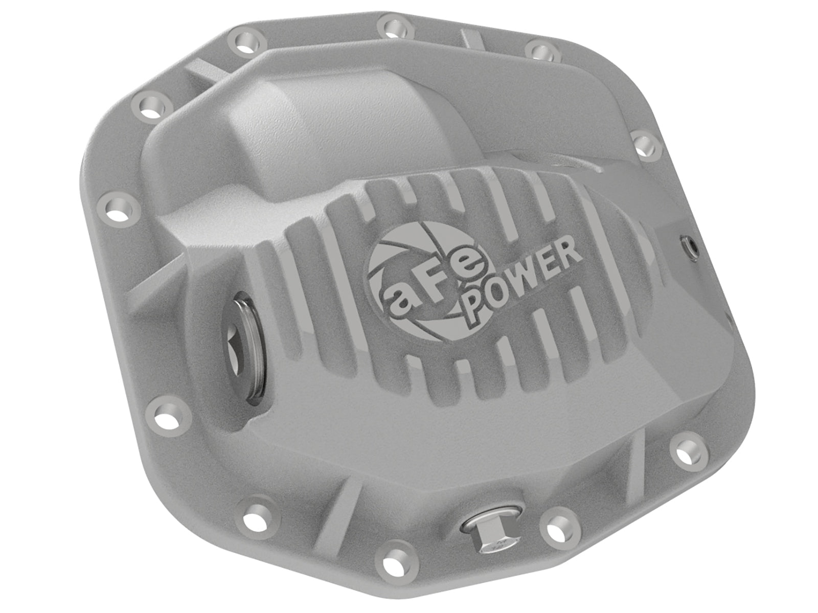 aFe Street Series Raw Front Diff Cover | Jeep JL V6 3.6L (18+) (46-71010A)