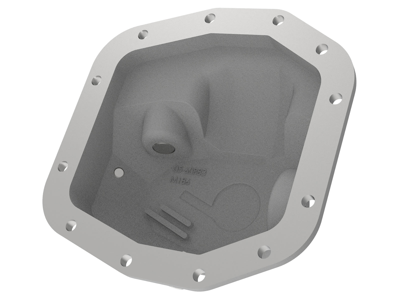 aFe Street Series Raw Front Diff Cover | Jeep JL V6 3.6L (18+) (46-71010A)