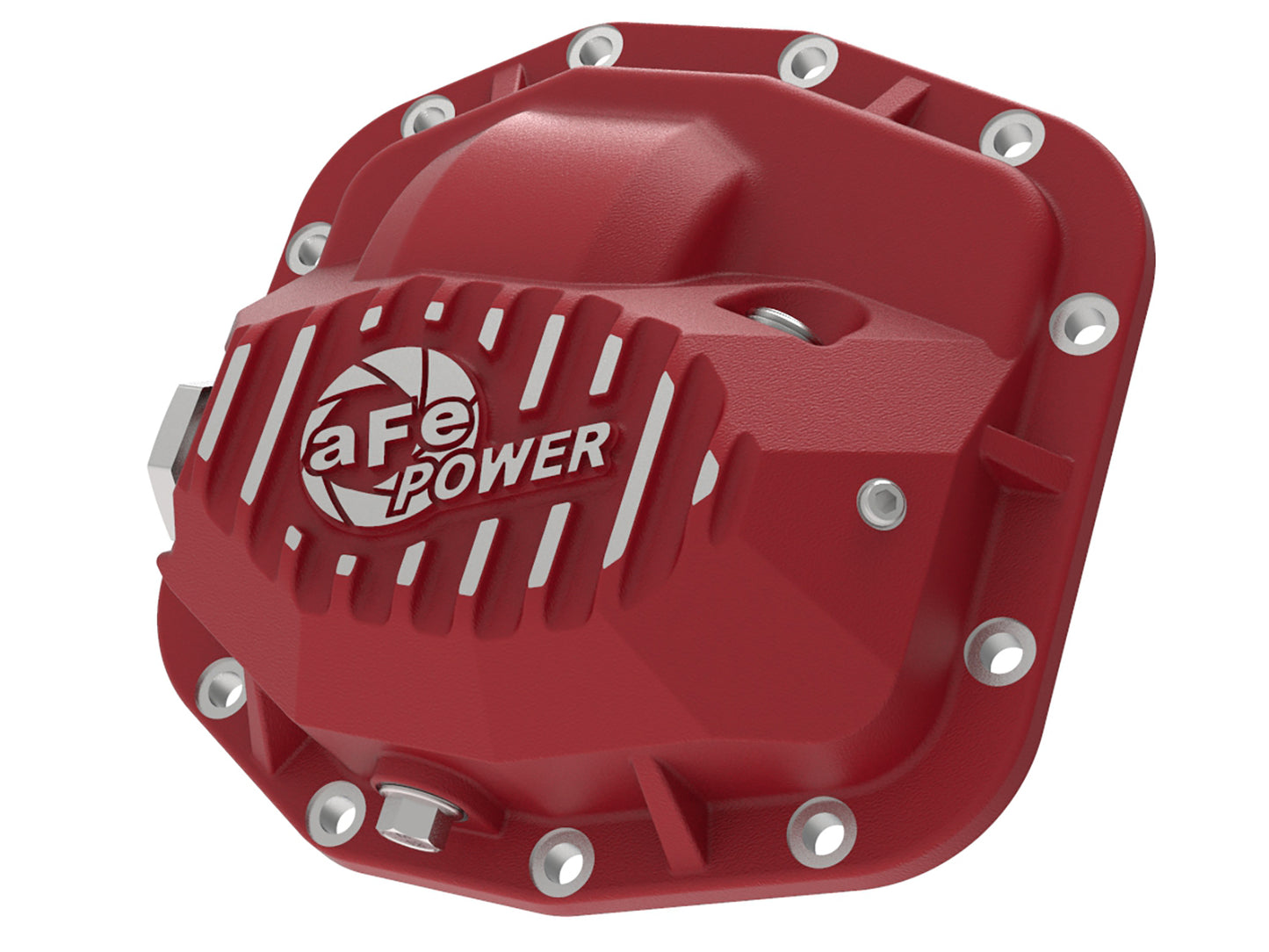 aFe Pro Series Front Differential Cover Red | Jeep Wrangler JL V6 3.6L (18+) (46-71010R)