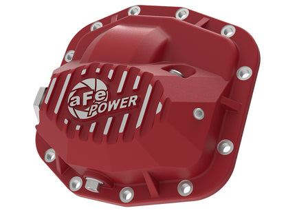 aFe Pro Series Front Differential Cover Red | Jeep Wrangler JL V6 3.6L (18+) (46-71010R)