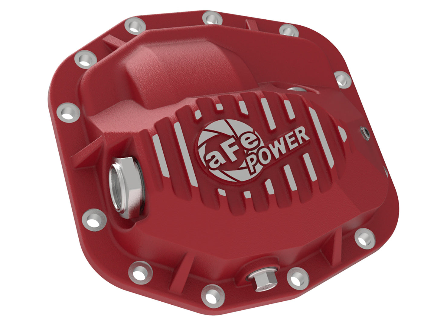aFe Pro Series Front Differential Cover Red | Jeep Wrangler JL V6 3.6L (18+) (46-71010R)