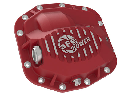 aFe Pro Series Front Differential Cover Red | Jeep Wrangler JL V6 3.6L (18+) (46-71010R)