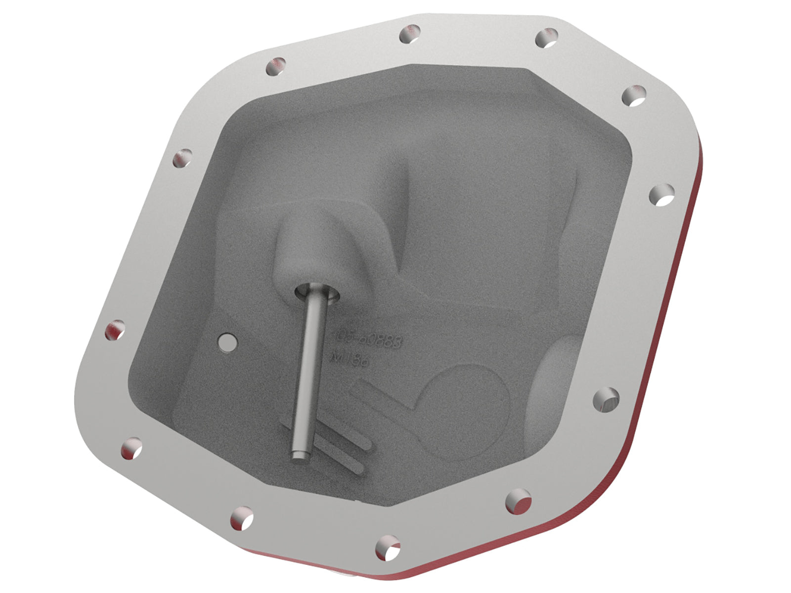 aFe Pro Series Front Differential Cover Red | Jeep Wrangler JL V6 3.6L (18+) (46-71010R)