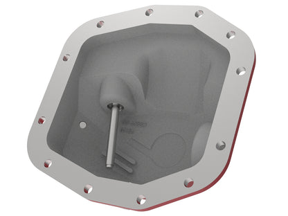aFe Pro Series Front Differential Cover Red | Jeep Wrangler JL V6 3.6L (18+) (46-71010R)