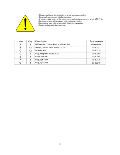 aFe Street Series D&S Front Diff Cover | GM 2500-3500 AAM 9.25 Axle (11-18) (46-71050A)