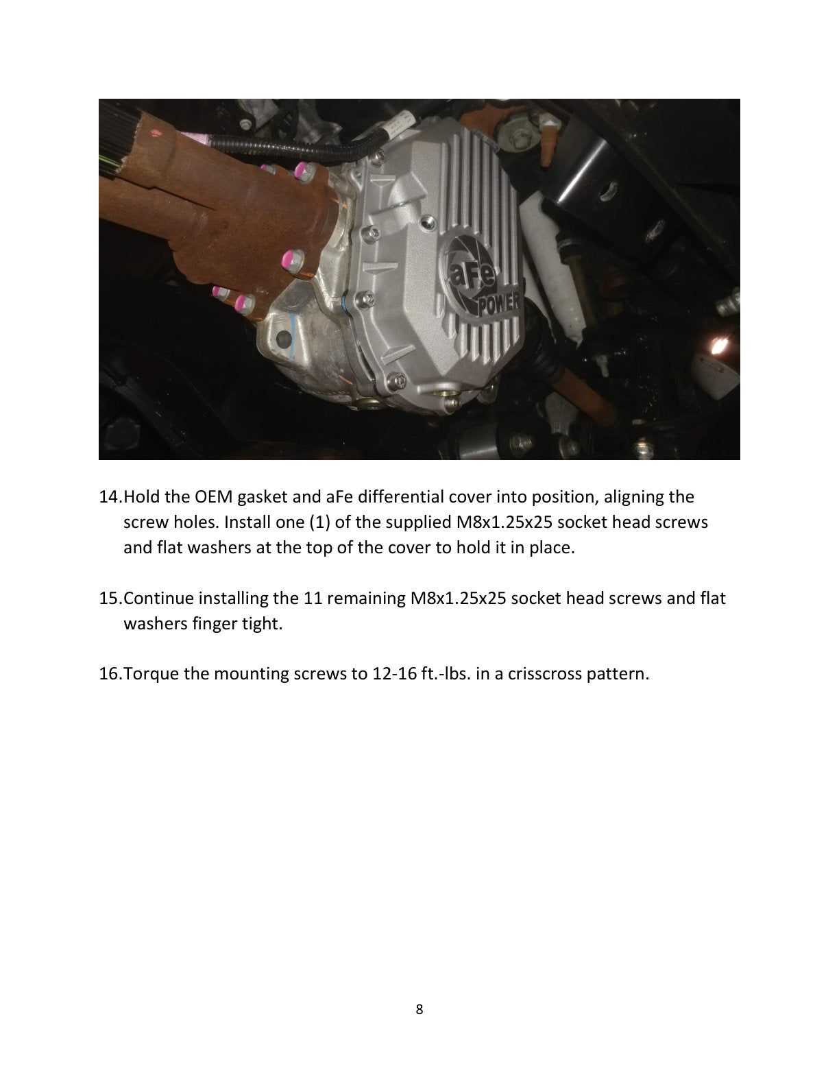 aFe Street Series D&S Front Diff Cover | GM 2500-3500 AAM 9.25 Axle (11-18) (46-71050A)