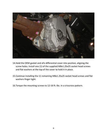 aFe Street Series D&S Front Diff Cover | GM 2500-3500 AAM 9.25 Axle (11-18) (46-71050A)