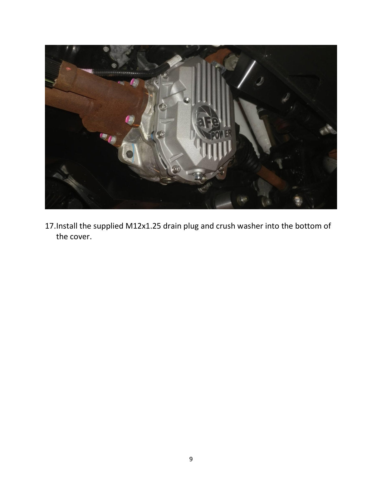 aFe Street Series D&S Front Diff Cover | GM 2500-3500 AAM 9.25 Axle (11-18) (46-71050A)