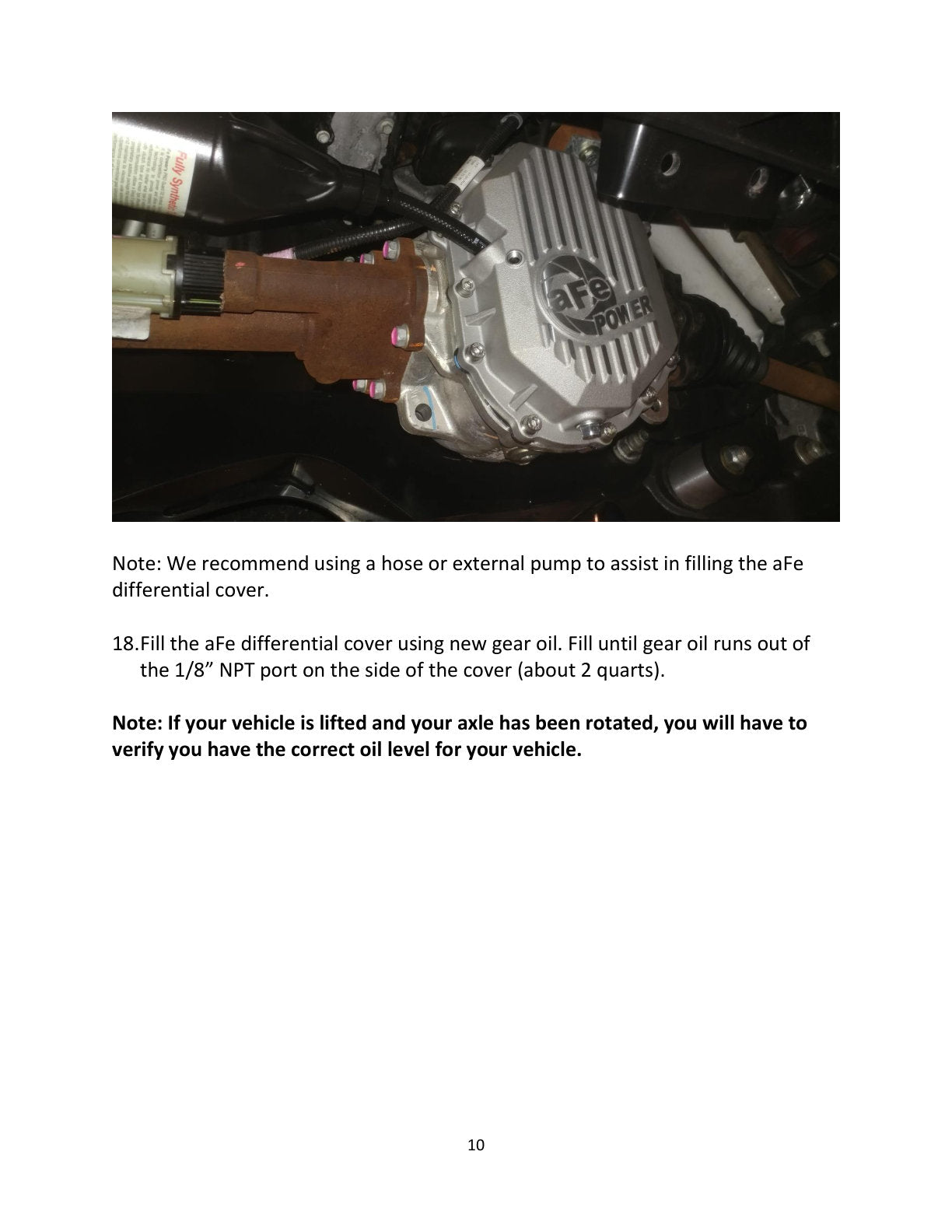 aFe Street Series D&S Front Diff Cover | GM 2500-3500 AAM 9.25 Axle (11-18) (46-71050A)