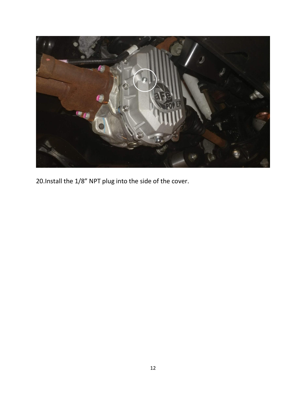 aFe Street Series D&S Front Diff Cover | GM 2500-3500 AAM 9.25 Axle (11-18) (46-71050A)