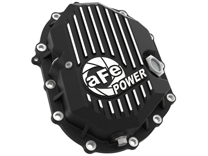 aFe Pro Series Front Differential Cover Black w/ Machined Fins | GM 2500-3500 (11-18) (46-71050B)