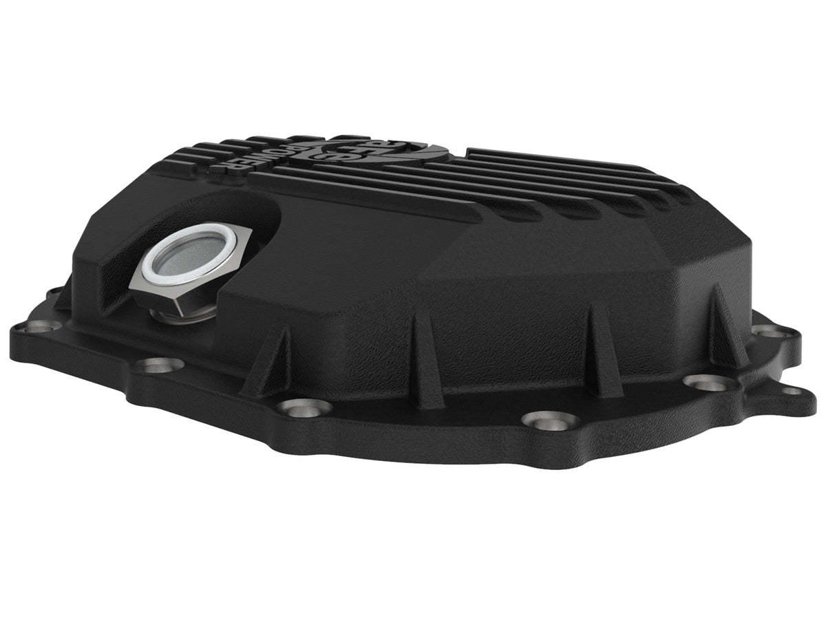 aFe Pro Series Front Differential Cover Black w/ Machined Fins | GM 2500-3500 (11-18) (46-71050B)