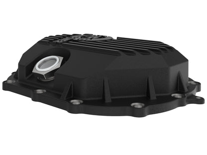 aFe Pro Series Front Differential Cover Black w/ Machined Fins | GM 2500-3500 (11-18) (46-71050B)