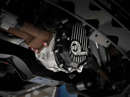 aFe Pro Series Front Differential Cover Black w/ Machined Fins | GM 2500-3500 (11-18) (46-71050B)