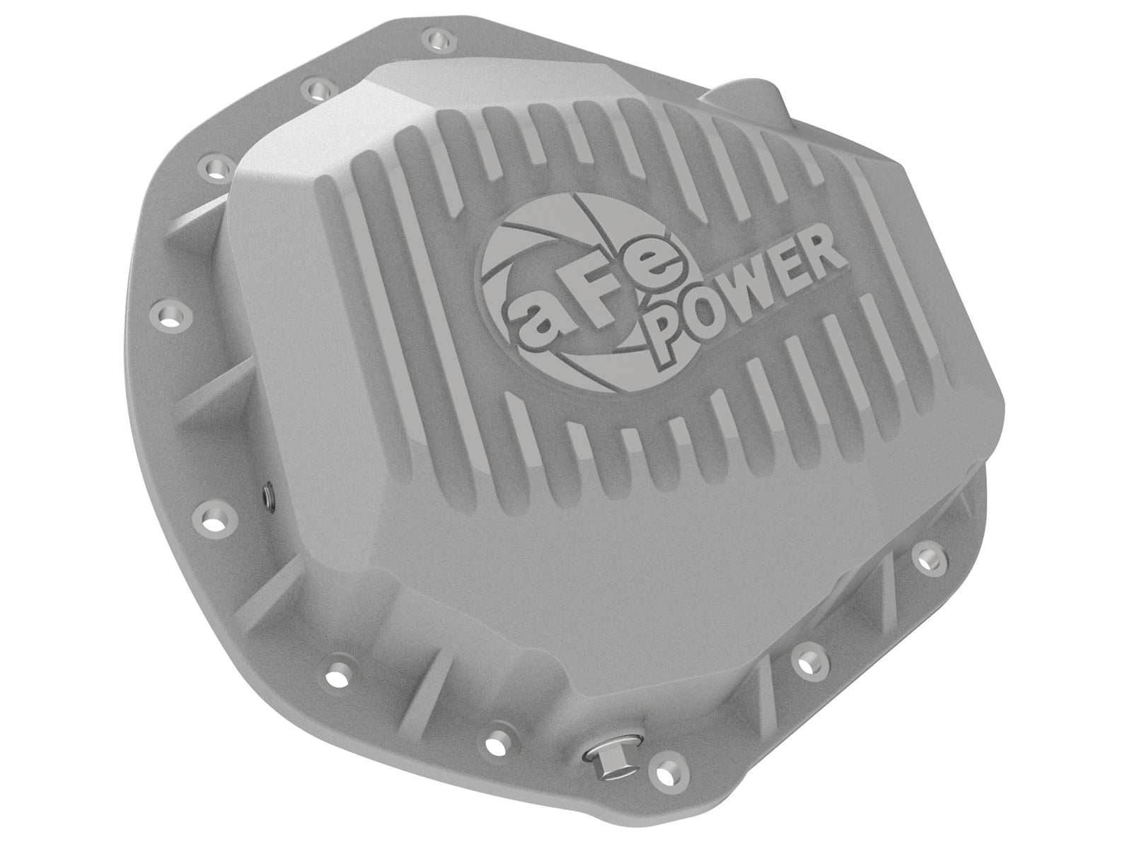 aFe Street Series Raw Rear Diff Cover w/ Fins | GM 01-19 2500/3500 HD (46-71060A) (SPF4671060A)