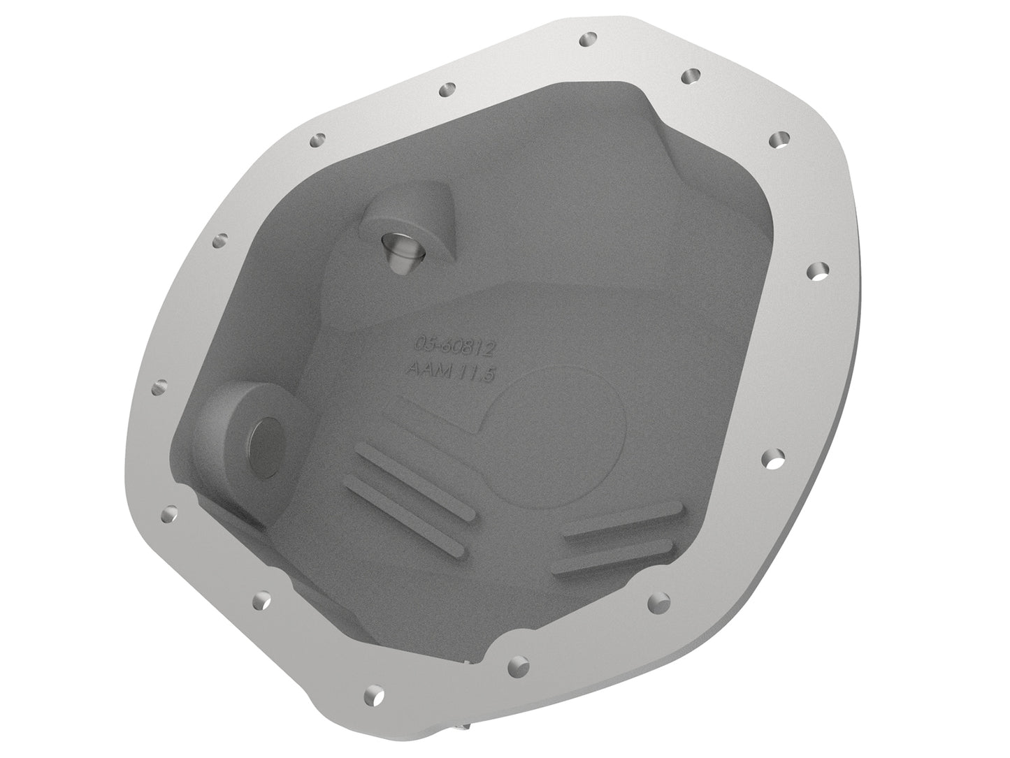 aFe Street Series Raw Rear Diff Cover w/ Fins | GM 01-19 2500/3500 HD (46-71060A) (SPF4671060A)