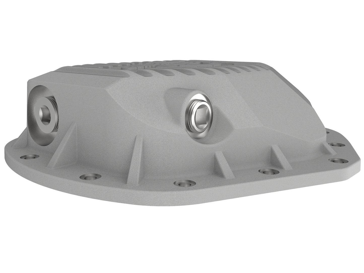 aFe Street Series Raw Rear Diff Cover w/ Fins | GM 01-19 2500/3500 HD (46-71060A) (SPF4671060A)