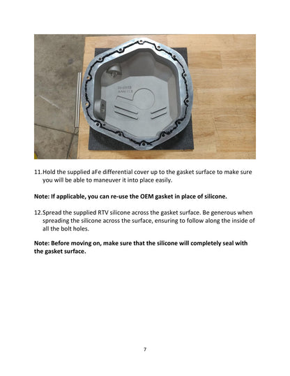 aFe Pro Series Rear Diff Cover GM Diesel/Gas V8-6.6L/8.1L/6.0L (01-18) (46-71060B)