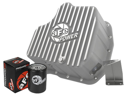 aFe Engine Oil Pan GM Diesel Trucks 01-10 V8-6.6L | Silverado 2500/3500 HD, Sierra 3500 (46-71070A)