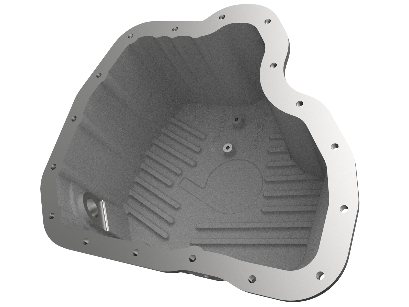 aFe Pro Series Engine Oil Pan Black w/ Machined Fins | GM Diesel Trucks V8-6.6L (01-10) (46-71070B)