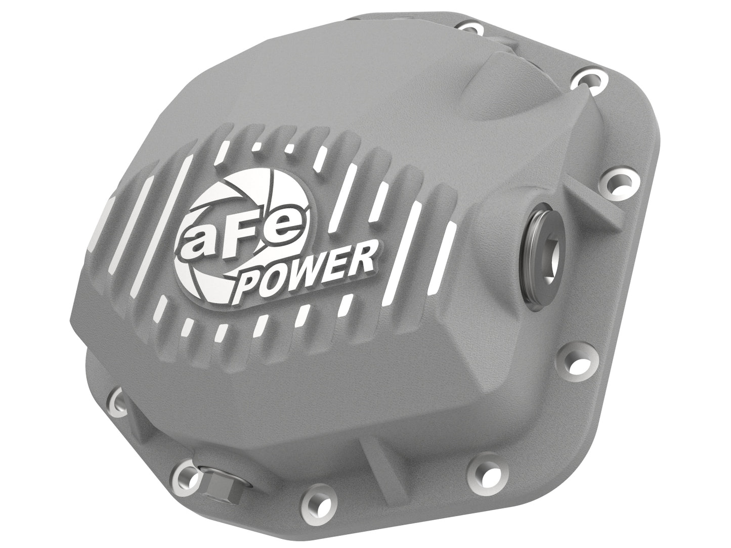 aFe Street Series Raw F&R Diff Cover w/ Machined Fins | Jeep JL (18-21) (46-71090A)