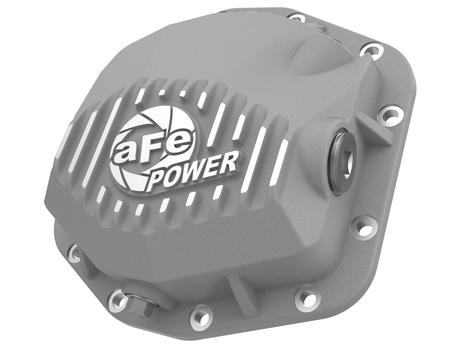 aFe Street Series Raw F&R Diff Cover w/ Machined Fins | Jeep JL (18-21) (46-71090A)