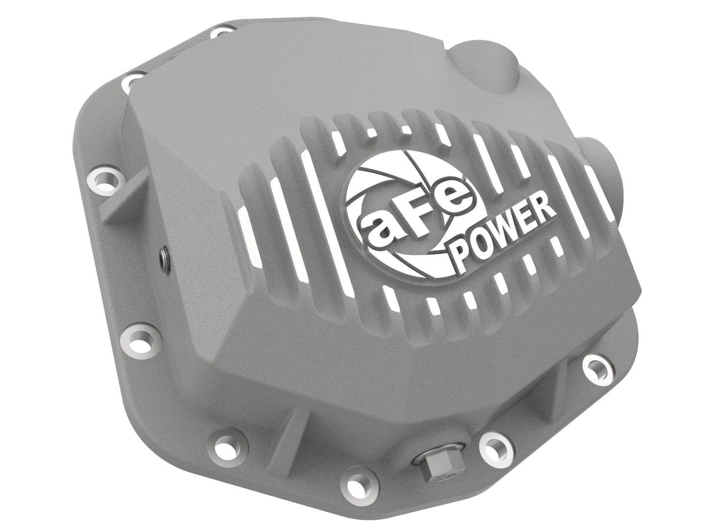 aFe Street Series Raw F&R Diff Cover w/ Machined Fins | Jeep JL (18-21) (46-71090A)