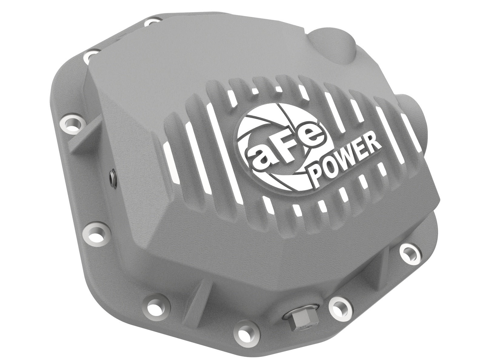 aFe Street Series Raw F&R Diff Cover w/ Machined Fins | Jeep JL (18-21) (46-71090A)
