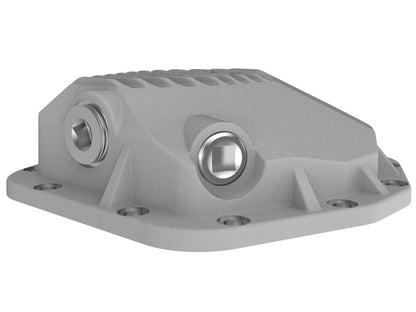 aFe Street Series Raw F&R Diff Cover w/ Machined Fins | Jeep JL (18-21) (46-71090A)