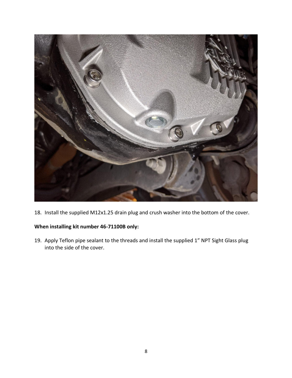 aFe Pro Series Dana 60 Front Diff Cover | Ford Trucks (17-20) (46-71100B)