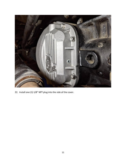 aFe Pro Series Dana 60 Front Diff Cover | Ford Trucks (17-20) (46-71100B)
