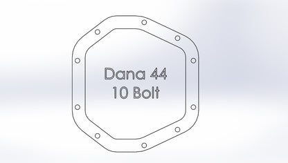 aFe Street Series Dana 44 Rear Diff Cover Jeep TJ/JK (97-18) (46-71110A)
