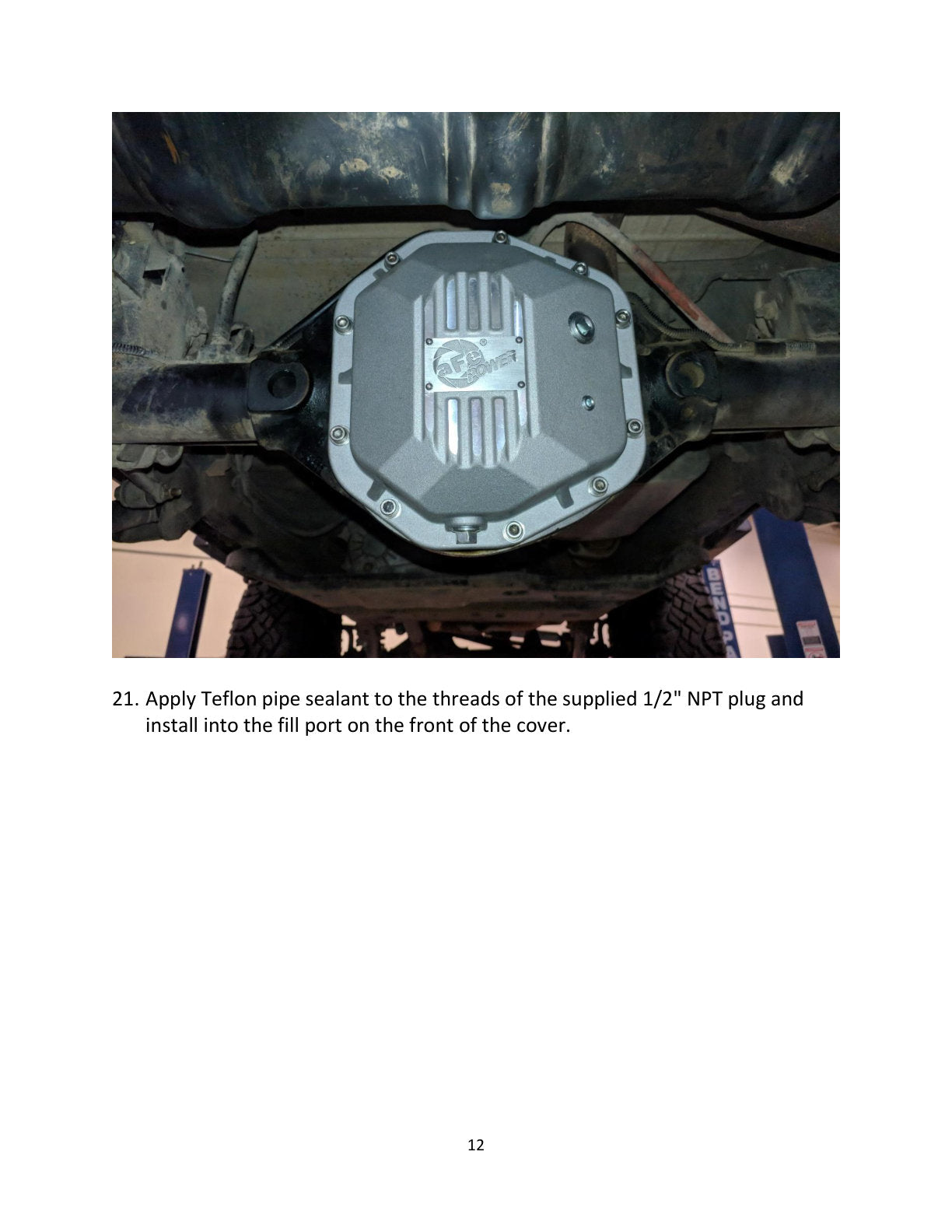 aFe Pro Series Dana 44 Rear Diff Cover Jeep Wrangler (97-18) (46-71110B)