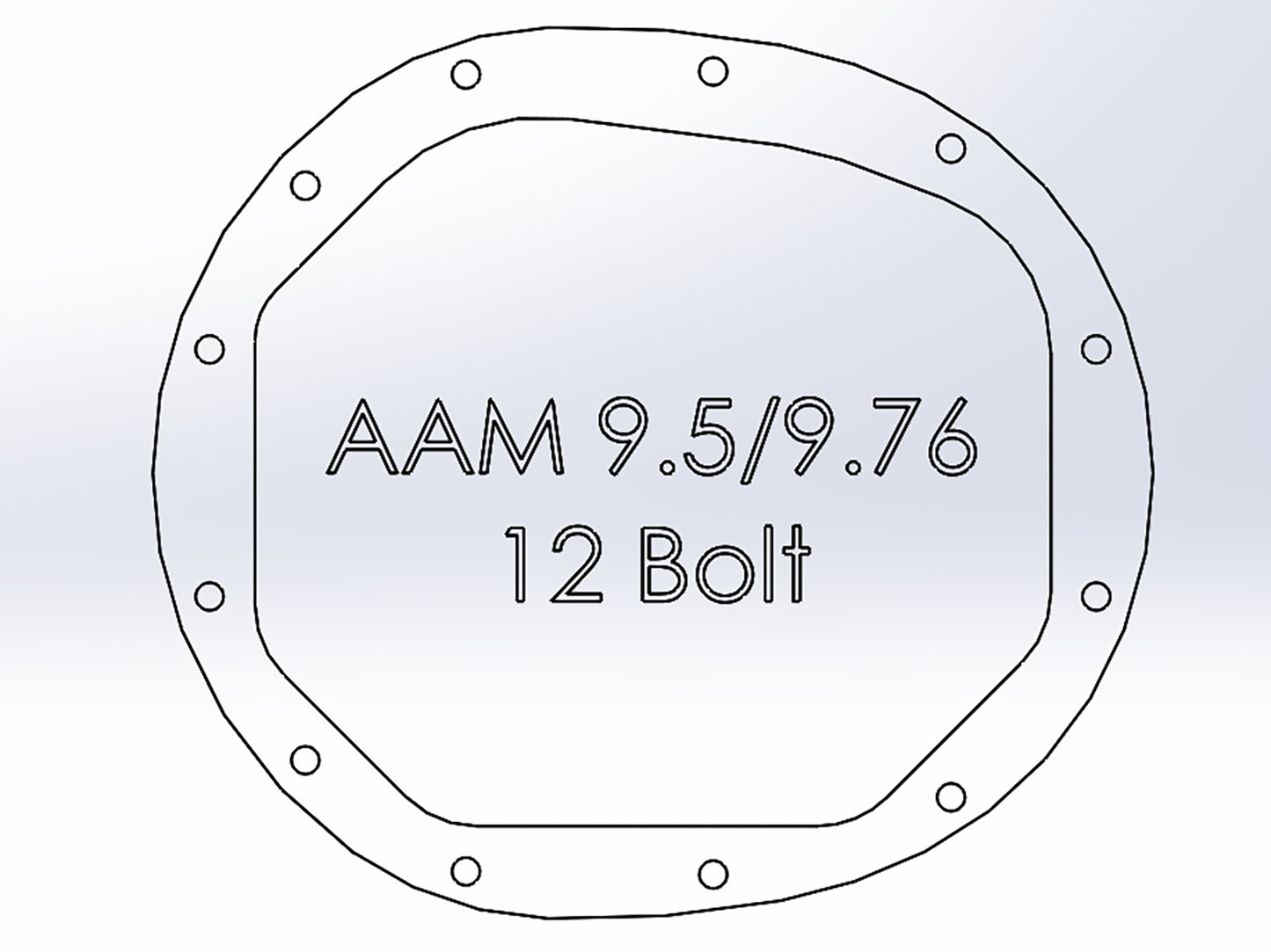 aFe Street Series Rear Diff Cover | GM Silverado 14-19 V8 4.3/5.3/6.2L (46-71120A)