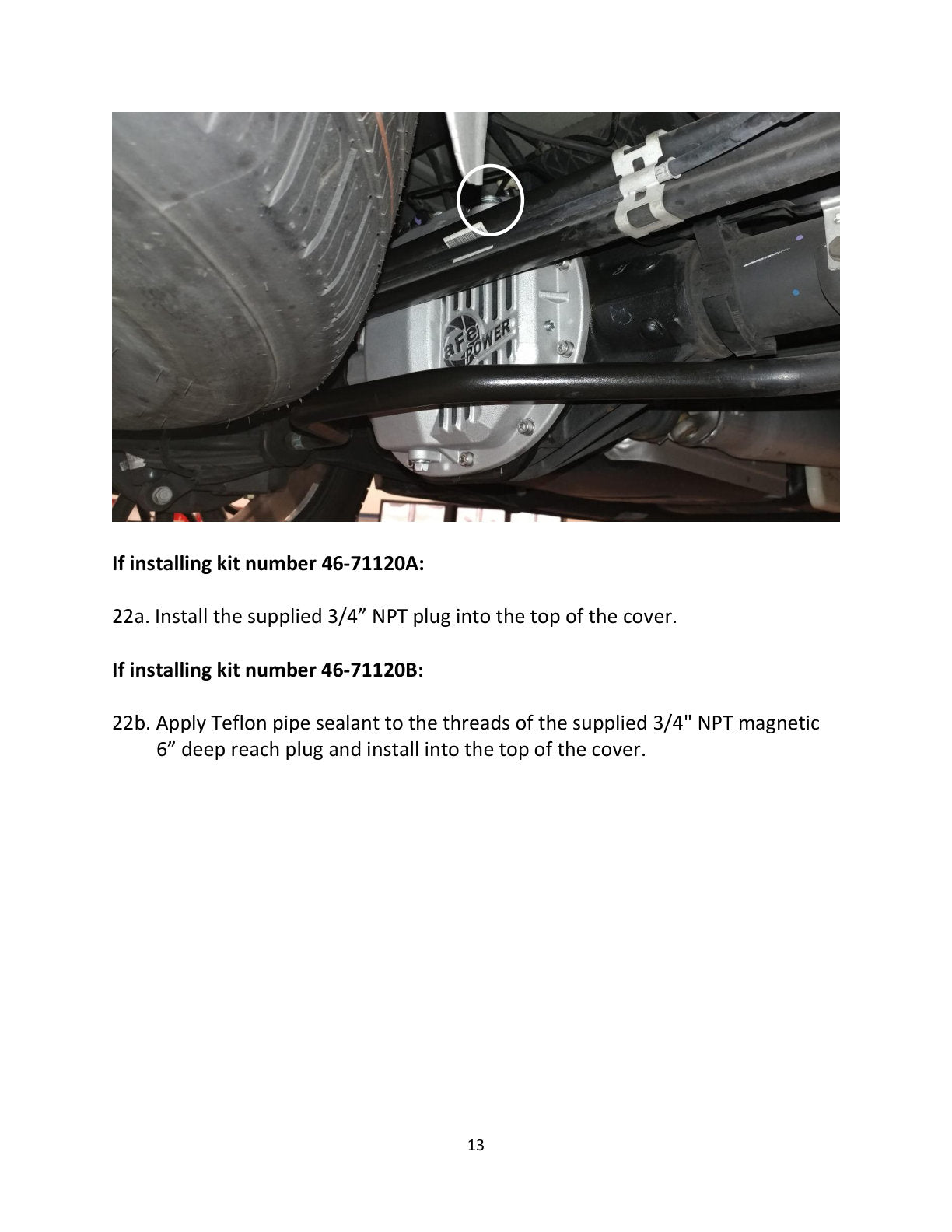 aFe Street Series Rear Diff Cover | GM Silverado 14-19 V8 4.3/5.3/6.2L (46-71120A)