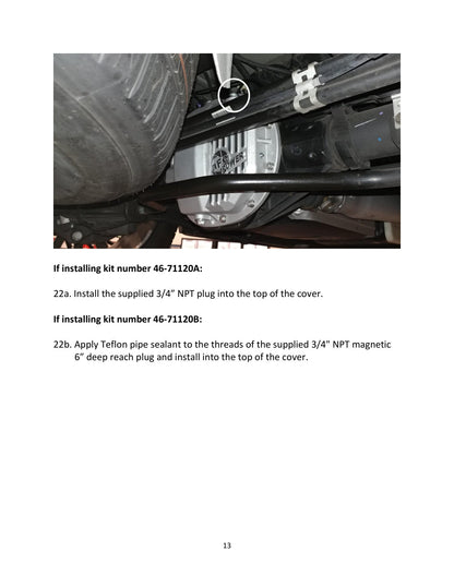 aFe Street Series Rear Diff Cover | GM Silverado 14-19 V8 4.3/5.3/6.2L (46-71120A)