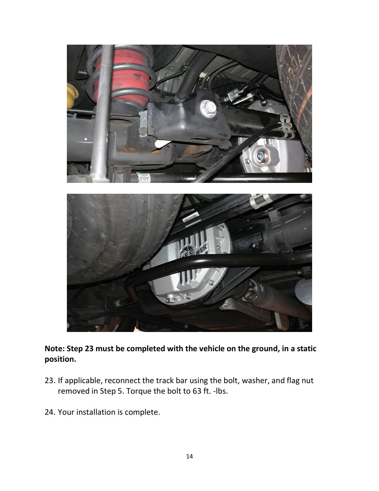 aFe Street Series Rear Diff Cover | GM Silverado 14-19 V8 4.3/5.3/6.2L (46-71120A)