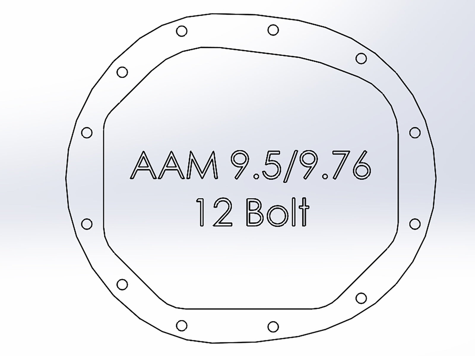 aFe Pro Series Rear Diff Cover w/ Fins | GM Silverado/Sierra 14-23 (46-71120B)